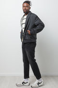 Reversible Bomber Jacket Black And Grey (2)