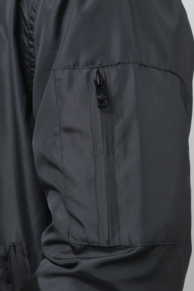 Reversible Bomber Jacket Black And Grey (5)