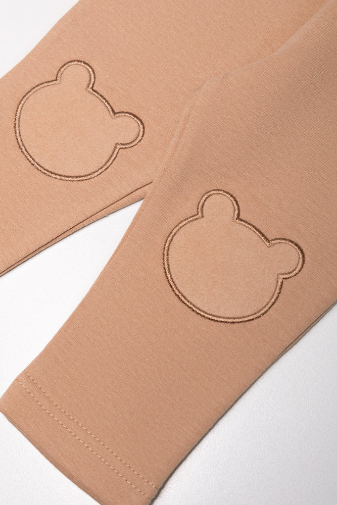 Fleece Leggings Brown