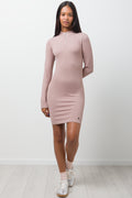 Seamless Strappy Bodycon Dress Natural