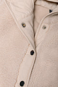 Hooded Borg Jacket Natural (1)