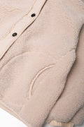 Hooded Borg Jacket Natural (2)