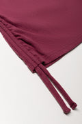 Crew Neck Top Dark Red (1)