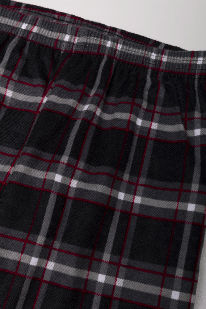 Long Sleeve Pyjama Red & Black (2)