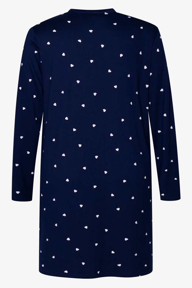 Spotted Sleepshirt Navy (1)