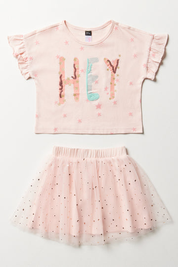 Tutu Skirt Set Pink