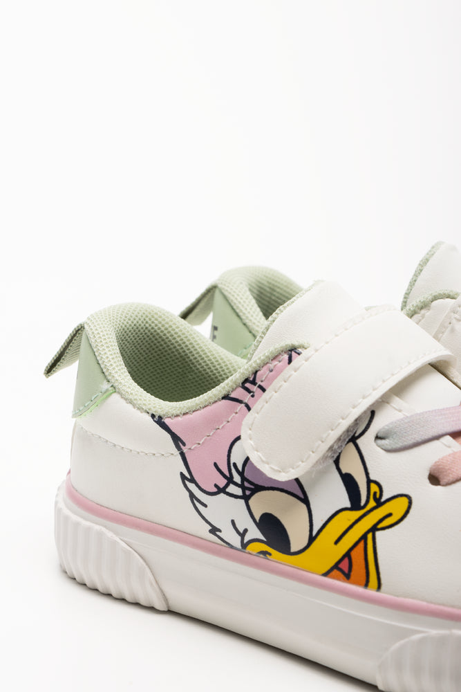 Minnie Mouse Sneakers With Rainbow Laces Cream (3)
