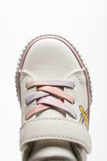 Minnie Mouse Sneakers With Rainbow Laces Cream (4)
