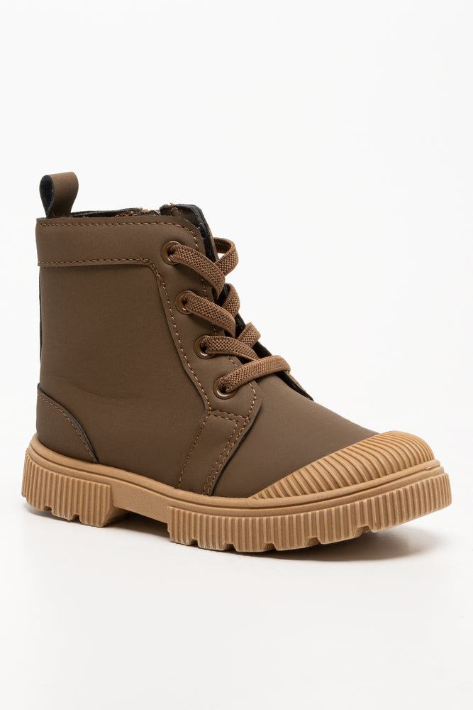 Combat Boots Tan (1)