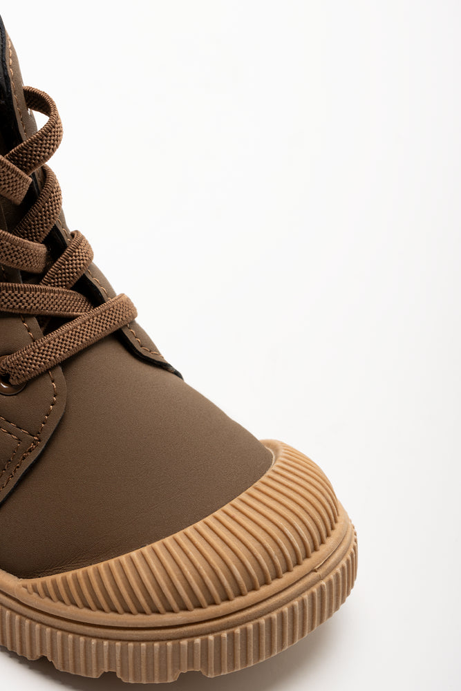 Combat Boots Tan (2)