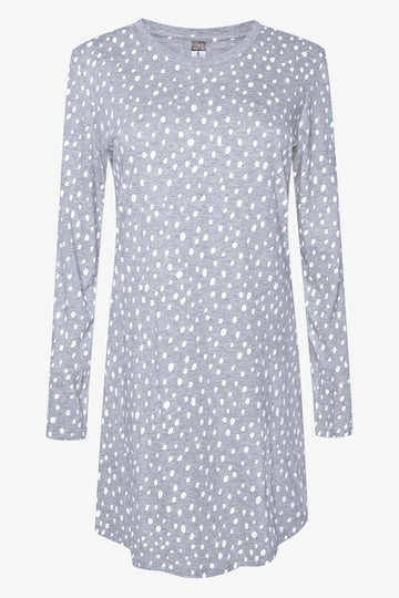 Spotted Sleepshirt Grey