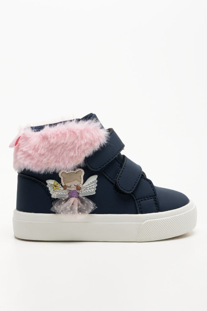 Bunny High Top Sneakers Navy