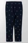 Heart Jeggings Dark Blue (3)