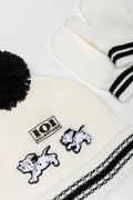 Beanie And Mittens Set Light Blue (1)