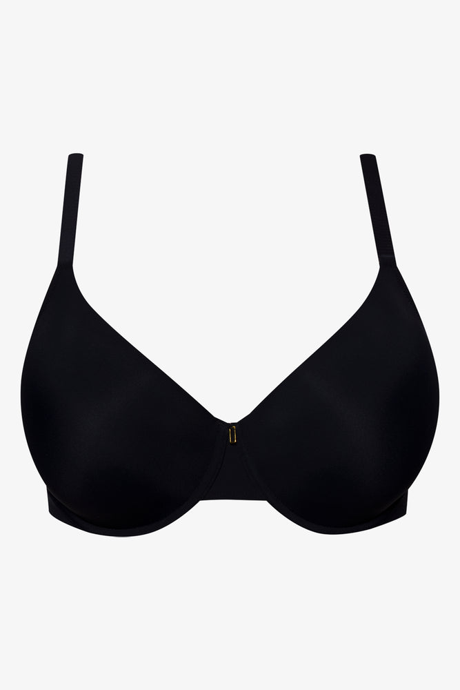 Plus Size 2 Pack T-Shirt Bras Black