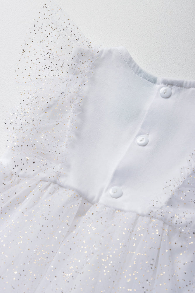 Flare Party Dress White