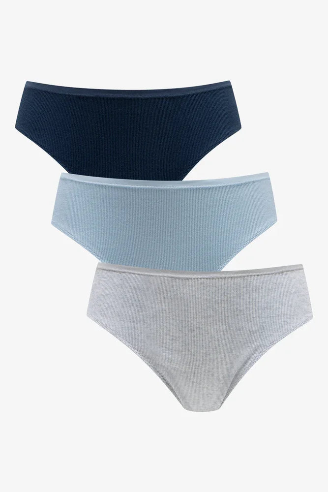 3 Pack Brazilian Panties Blue & Grey (4)