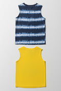 2 Pack Vests Navy And Yellow (3)