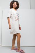 Let Me Sleep Sleepshirt Natural (1)