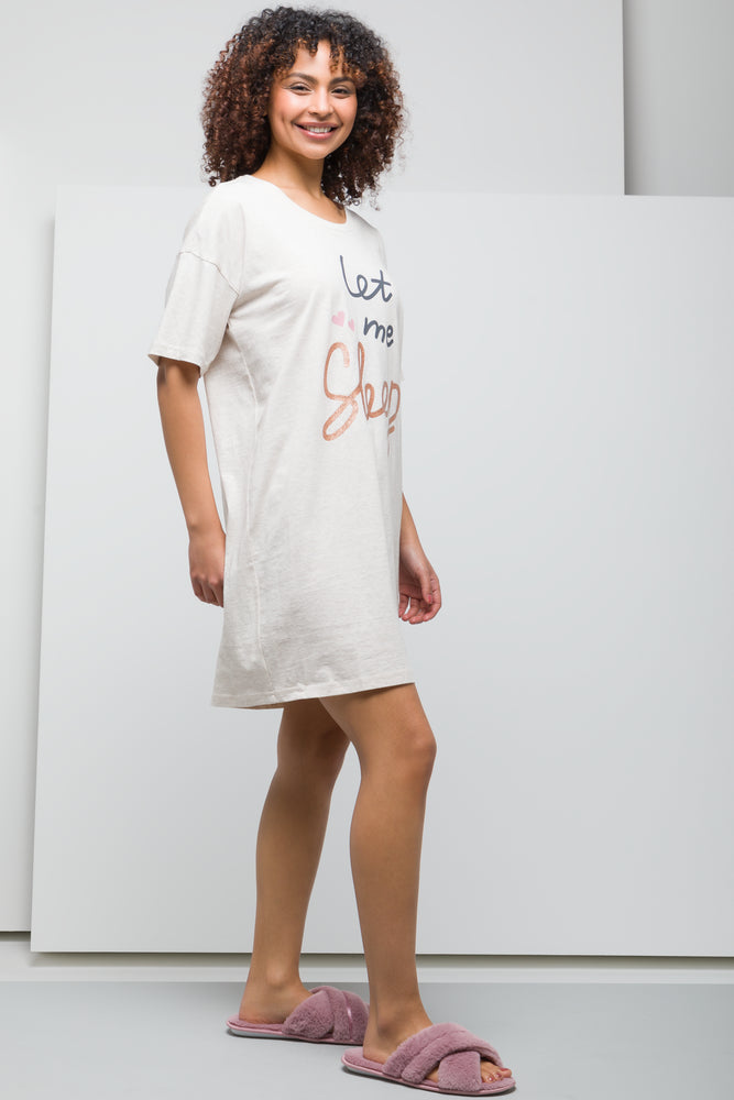 Let Me Sleep Sleepshirt Natural