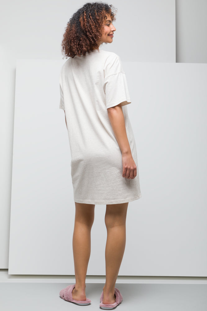 Let Me Sleep Sleepshirt Natural (2)