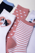 Unicorn 5 Pack Anklet Socks Multi (1)