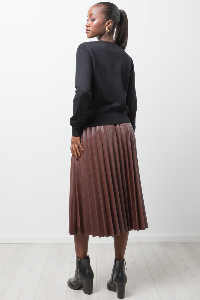 Embellished Long Sleeve Jersey Black (2)