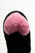 Heart Slippers Black (4)