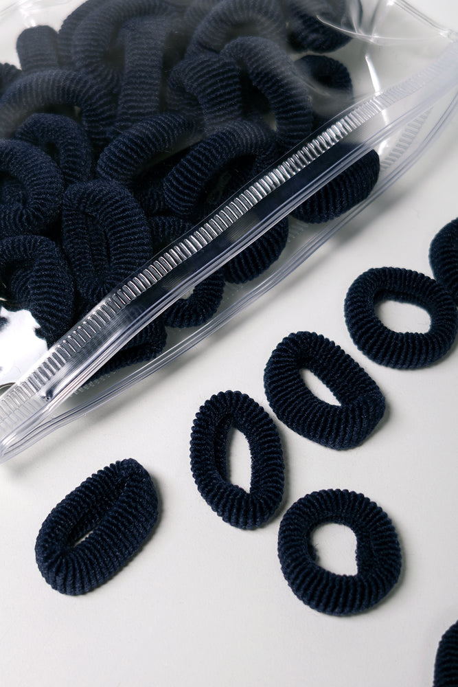 50 Pack Navy Hair Rings (1)