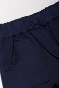 Twill Shorts Navy (1)