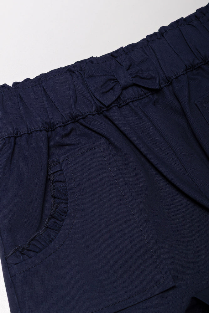 Twill Shorts Navy (1)
