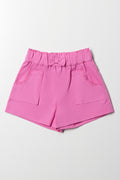 Twill Shorts Pink