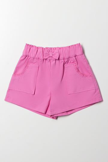Twill Shorts Pink