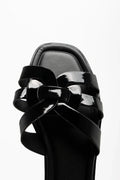 Knot Mule Sandals Black (4)