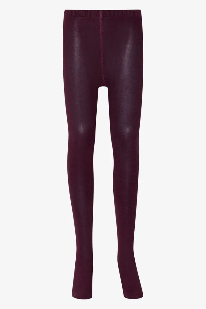 2 Pack Tights Dark Red And Natural (2)