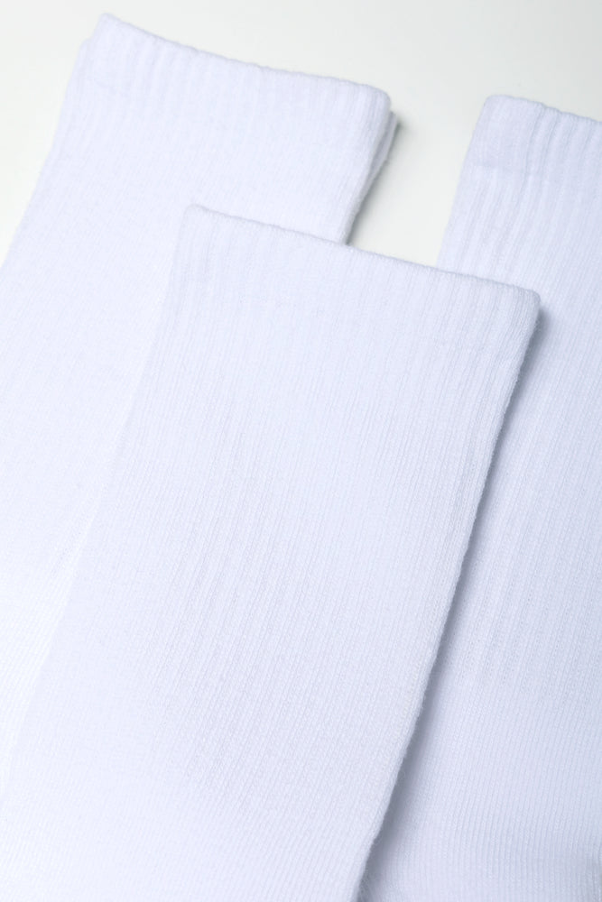 3 Pack Socks White