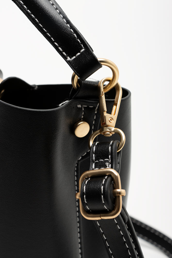 Mini Bucket Bag Black (4)