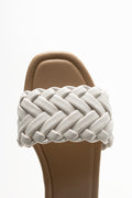 Weave Mule Sandal White (4)