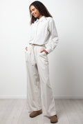 Linen Pin Stripe Pants Stone (2)