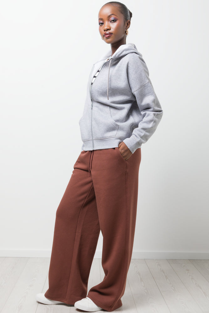 Zip Through Hooded Tracktop Grey (1)