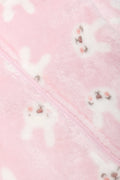 Bunny Printed Babygrow Pink (1)