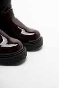 Star Double Strap Boots Burgundy (2)