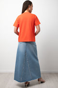 Short Sleeve T-Shirt Orange (2)