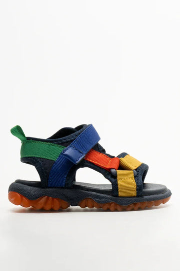 Double Strap Velcro Sandal Multi