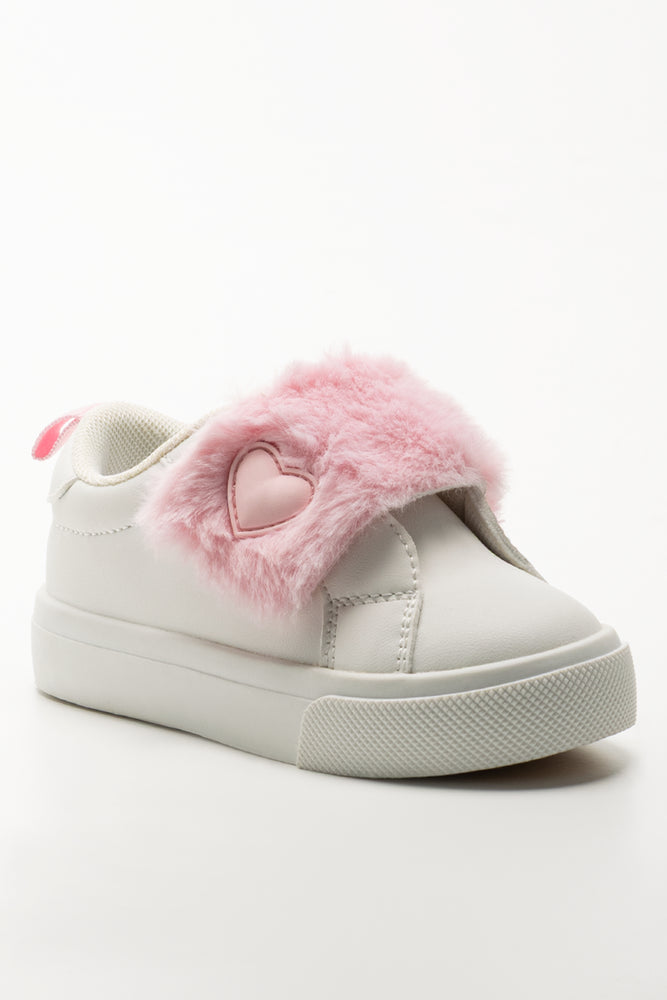 Fur Sneakers White (1)