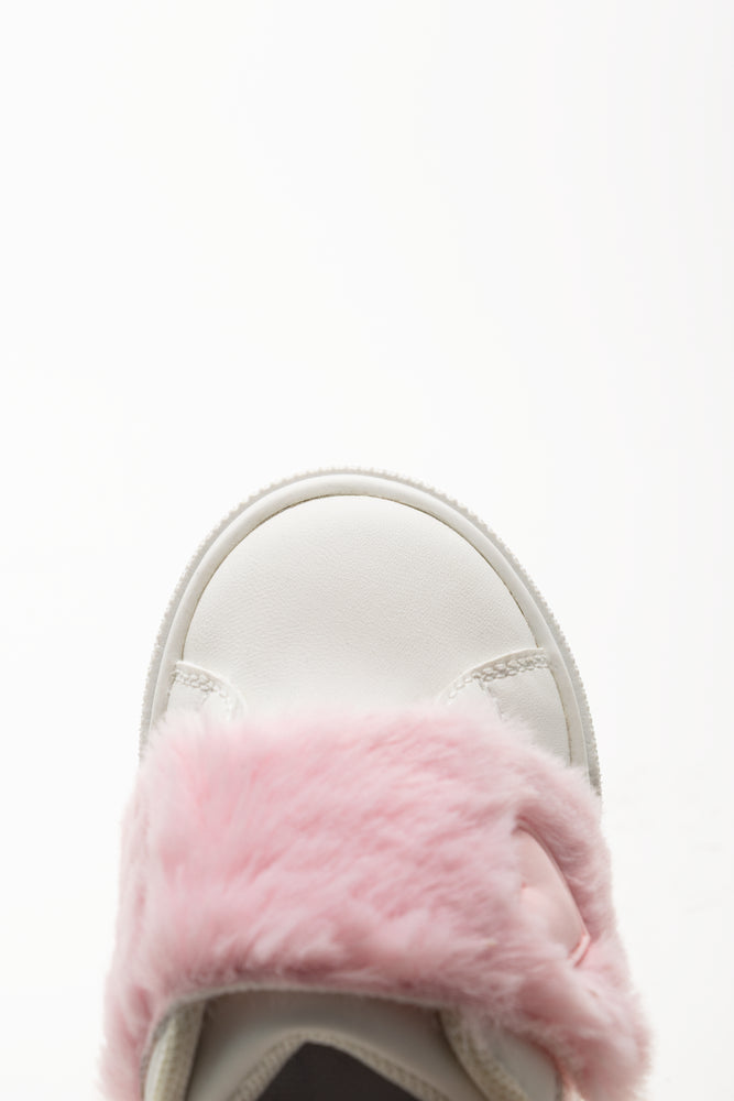 Fur Sneakers White (4)