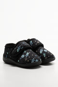 Spaceship Slippers Black