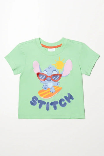 Lilo And Sitch Short Sleeve T-Shirt Green