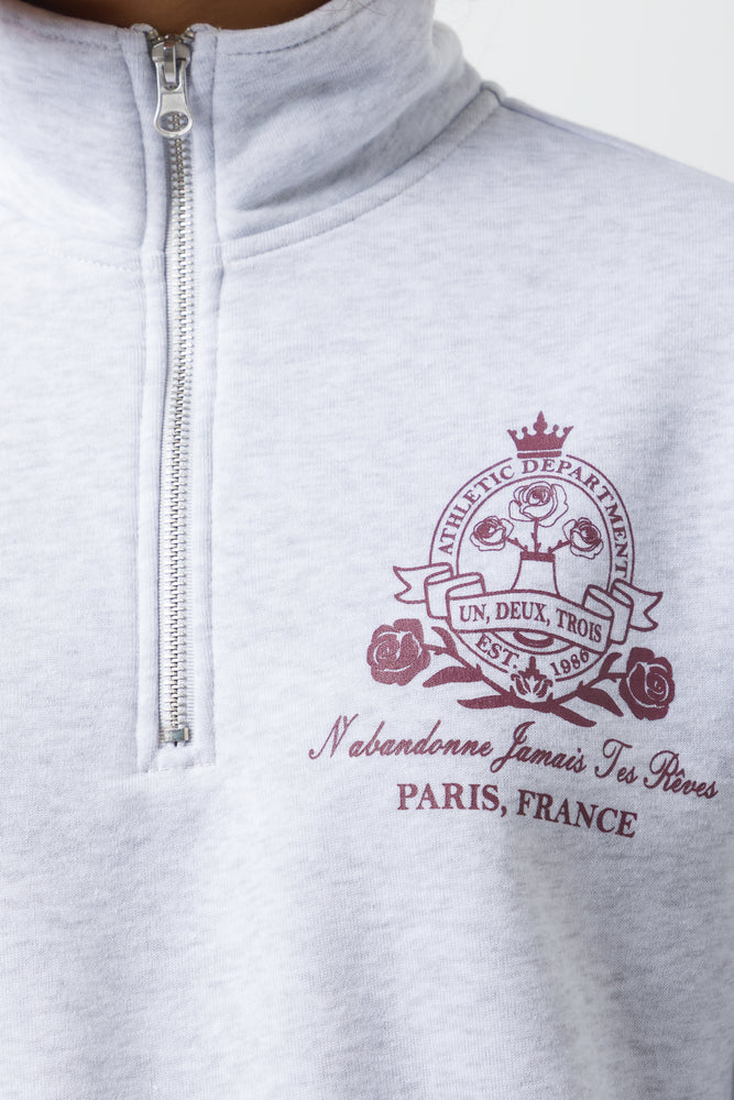 Quarter Zip Tracktop Grey (3)