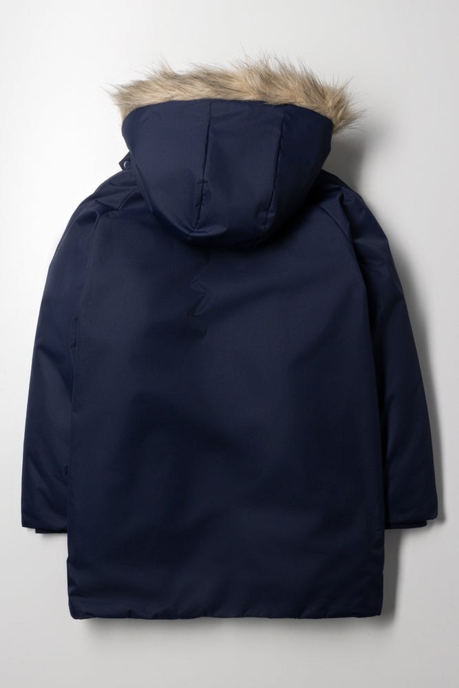 Puffer Parka Jacket Navy (2)